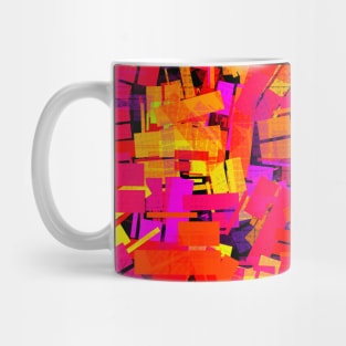 Confetti Cannons Colorful Geometric Print Mug